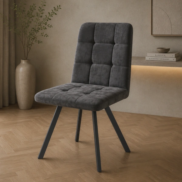 Стул ROMMY ANTRACITE BRANDY 28 BK